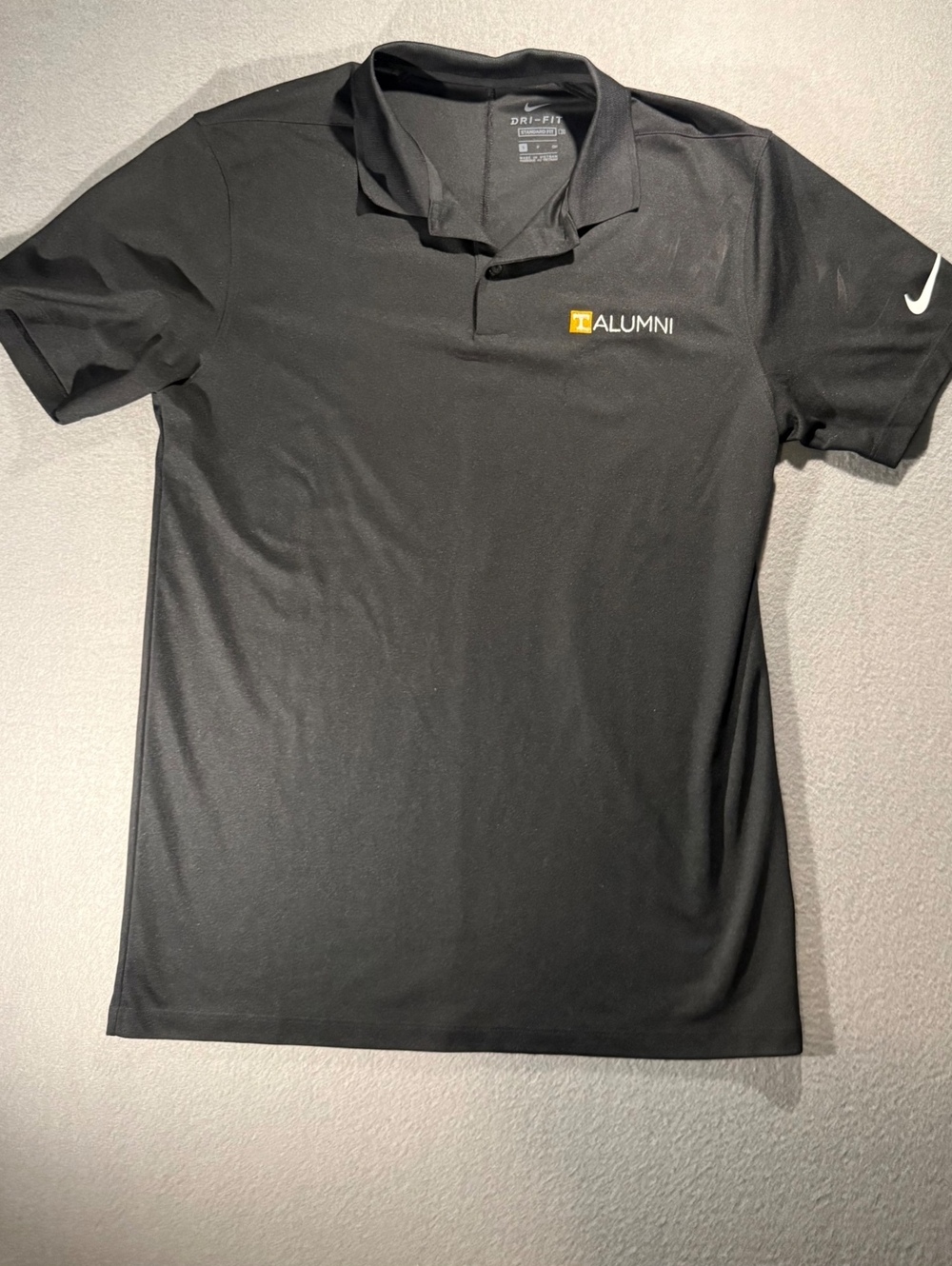 Nike Dri-FIT Tennessee Alumni Polo Shirt Black Size S